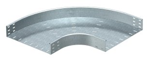 OBO RB 90 850 FS Oblouk 90° vodorovný kruhové provedení 85x500 Ocel