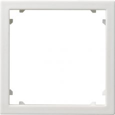 Rámeček adaptéru 45x45 čtverec System 55 čistě bílá matná GIRA 028327