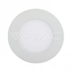 V-TAC 4857 12W LED Premium Panel Downlight - Round Warm White, VT-1207