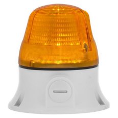 Svítidlo zábleskové MICROLAMP X 12/24 V, ACDC, IP54, M16, oranžová, světle šedá