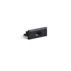 Záslepka s otvorem KLUŚ MICRO-PLUS-OTW pro AL profil, černá /24420/ C24392C07TW