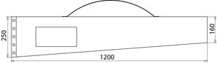 Taška z umělé usně 1200x250x160 mm DEHN 766601
