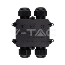 Waterproof Black 4 Pin Terminal Block 8-