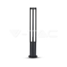 10W LED Wall Light Black Body 80cm Heigh