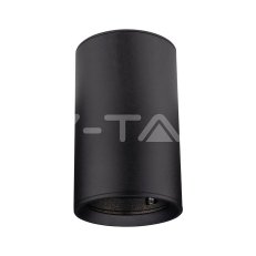 GU10 Surface Mounted Fitting Black (H:10