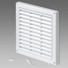 DenBraven VE1091 Mřížka větrací s rámem a žaluzií 130x200mm bíl