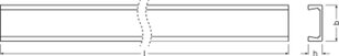 LEDVANCE Flat Profiles for LED Strips -PF02/U/16X5/10/2