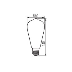 Světelný LED zdroj ST64 A 4W-SW, KANLUX 26047