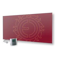 Skleněný bezrámový panel ECOSUN 600 GS+ Vínově červený 600W FENIX 5437797