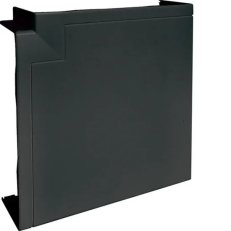 Plochý roh kanálu GBD 50x161, černá TEHALIT GBD5016159011