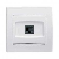 Schneider AYA4700121 Zásuvka datová kat.6 UTP, 1xRJ45, polar