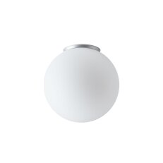 Přisazené svítidlo se skleněným stínidlem STYX 3 10W IP65II E27 PIR stříbro