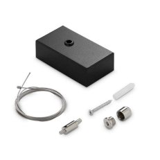 Steel závěsná sada jeden ocelový kabel 2 mt + stropní krytka IDEAL LUX 276304