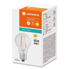 Světelný zdroj LEDVANCE LED CLASSIC A V 6.5W 827 Clear E27