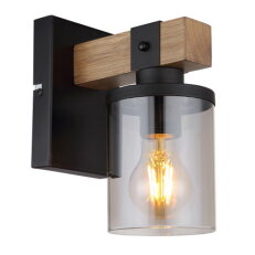 Nástěnné svítidlo LILA černá 1x E27 60W 230V GLOBO 15555W
