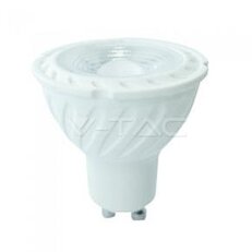 LED Spotlight SAMSUNG CHIP GU10 6.5W Ripple Plastic 38°D 6400K , VT-227 SKU191