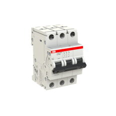 ABB S203MTR-B40, třípólový jistič, 40A, B, 10kA, určeno pro drážní aplikace