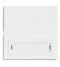 Kryt přístrojů s podsvětleným popisovým polem, bílý SCHRACK EV102311--