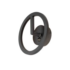 Q-RING, nástěnné svítidlo, senzor, 3000 K, IP54, černá SLV 1007916
