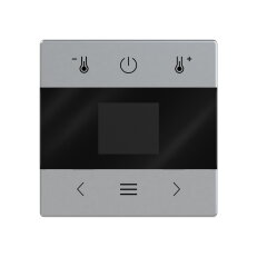 Kryt pro termostat prostorový s Bluetooth hliníková stříbrná ABB 2CKA006430A0419