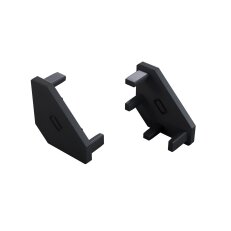 Koncovka profilu EC-PROFIL AJAR 2IN1 BLACK GREENLUX GXLP1521