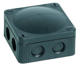 Krabice rozvodná COMBI 308 PP BK RAL9005 IP66/67 8xM20 memb. prázdná 10060581