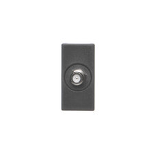 Kryt K45 SAT konektor 45×22,5mm grafitově-šedá K102C/14
