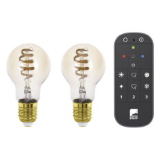Světelný zdroj SET 2XLM-ZIG-CCT E27 A60 7W AMB+FB EGLO 110401