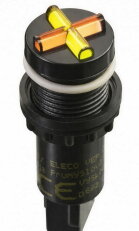 Ukazatel stavu SUS-01 O/Y 110VAC/DC 22mm oranžová/žlutá ELECO 31112705