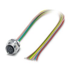 Přístrojový konektor zpředu stěny SACC-E-M12FS-8CON-M16/0,5 VAX 1239858