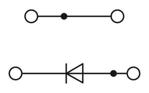 Řadová svornice elektronického prvku STTB 2,5-DIO/UR-UL PHOENIX CONTACT 1047533