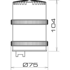 Modul akustický TWS SOUNDER MDA 12/24V ACDC IP54 86-107 dB černá 32 tónů 27794
