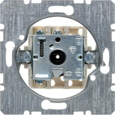 Spínač, otočný žaluziový, řazení 1+1, 10 A, 250V, (1-pólový), modul přístroje