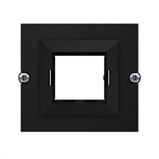 Bachman 917.003 Rámeček pro 1x Systimax CAT6, černý