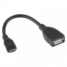 USB kabel 2.0 A/F-MICRO B/M OTG 15CM Emos SD7400