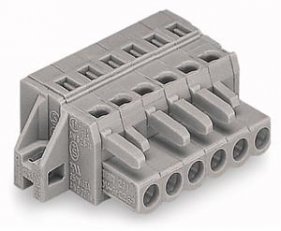 Pružinová svorka CAGE CLAMP 2,5mm2 šedá 7pól. WAGO 231-107/031-000