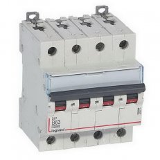 DX3 JISTIČ, 4 PÓLOVÝ, CHAR. B,63A 10000A/16KA LEGRAND 409071