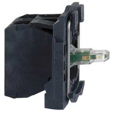Schneider ZB5AW0B32 Polosestava objímky, 1 V, 24V, zelená