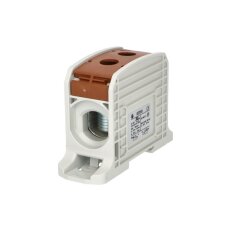 Svorka univerzální RKA 185 L B 353A 1pól. AL/CU hnědá DIN/panel 1006043