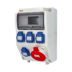 Zásuvková skříň ZSF40001000.V/3958 IP44 pouze vydrátovaná FAMATEL v572