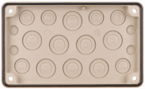 Eaton 81301 Kabelová příruba s otvory pro průchodky 4xM16, 6xM25, 8xM32 F3A-4