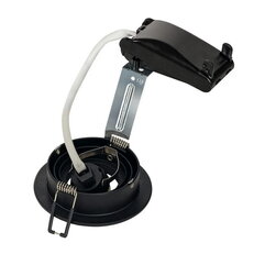 NEW TRIA kruhova downlight matna cerna 230V GU10 50W SLV 113490