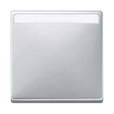 Schneider MTN412360 Kryt spínače s popisovým polem, S-Design, alu