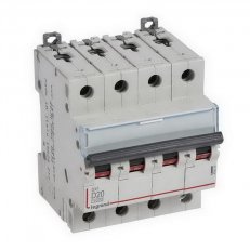 DX3 JISTIČ, 4 PÓLOVÝ, CHAR. D,20A 10000A/16KA LEGRAND 409534