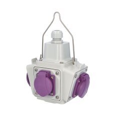 Zásuvkový závěsný box PowerBOX  IP44 3x24V FAMATEL PB125-24V