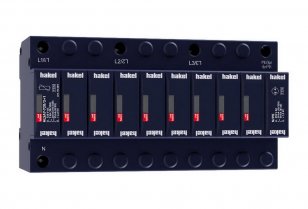 Svodič impulzních proudů a rázového přepětí HAKEL HLSA7-720/3+1 SPD typ 1+2