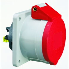 Zásuvka vestavná 16A 5p 400V IP44 6h Quick-Connect BALS 13655