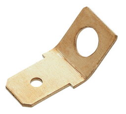 Neizolovaný mosazný konektor 6,3x0,8/M4 1x45° (100 ks) CIMCO 181242