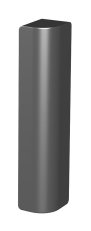 OBO T8NL EB2 9011 Zakrytí rohu, zvlněno vně, grafitově černá Polyamid, PA