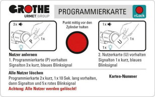 Programovací karta pro eLock URMET 93531